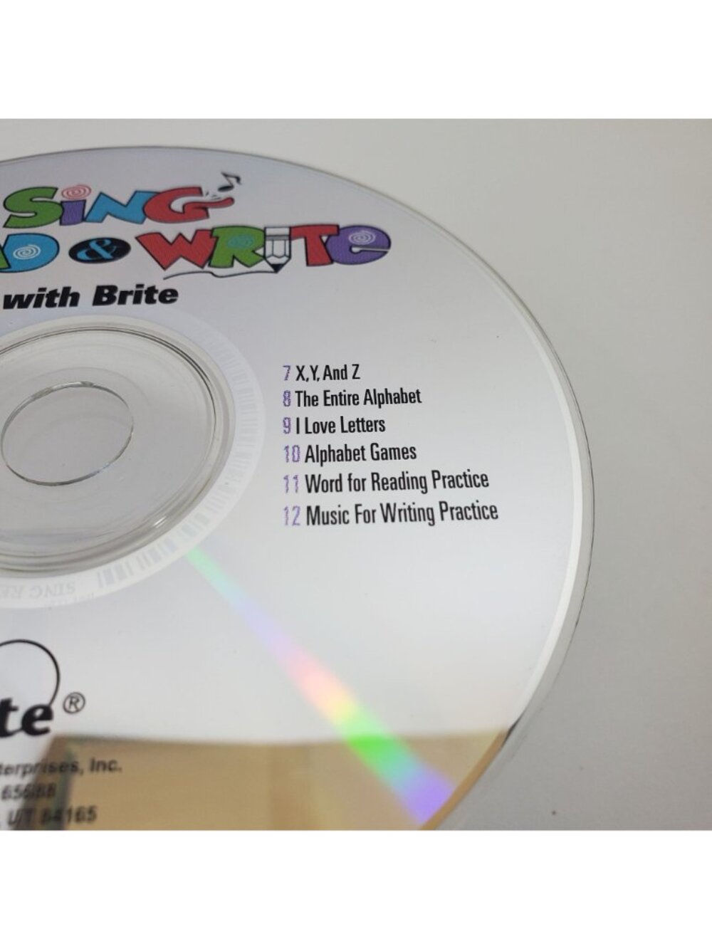Sing Read & Write With Brite CD Volume 5 S T V W X Y Z Janeen Brady - Picture 3 of 12